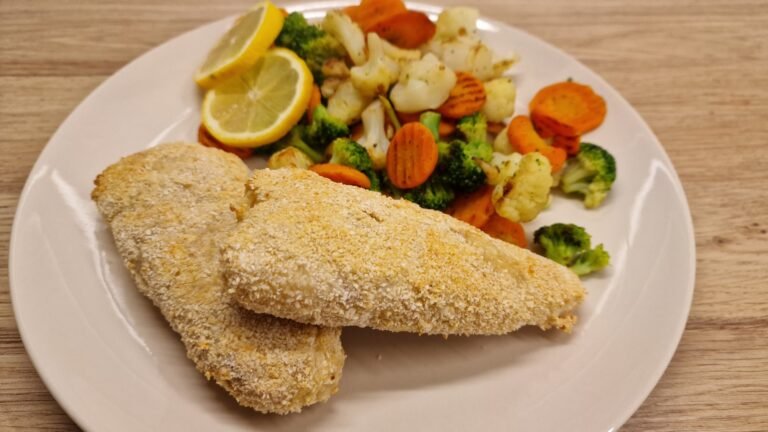 Paniertes Fischfilet in der Heißluftfritteuse - Meine Heißluftfritteuse