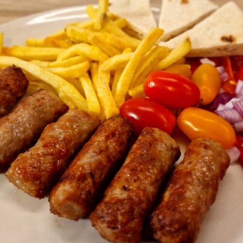 Cevapcici in der Heißluftfritteuse