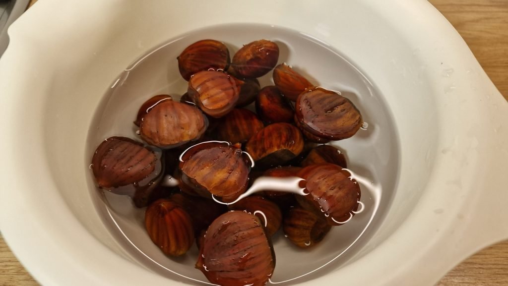 Geröstete Maronen im Airfryer - Meine Heißluftfritteuse