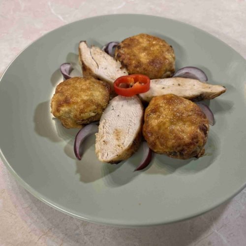Ganze Hähnchenbrust im Airfryer Meine Heißluftfritteuse