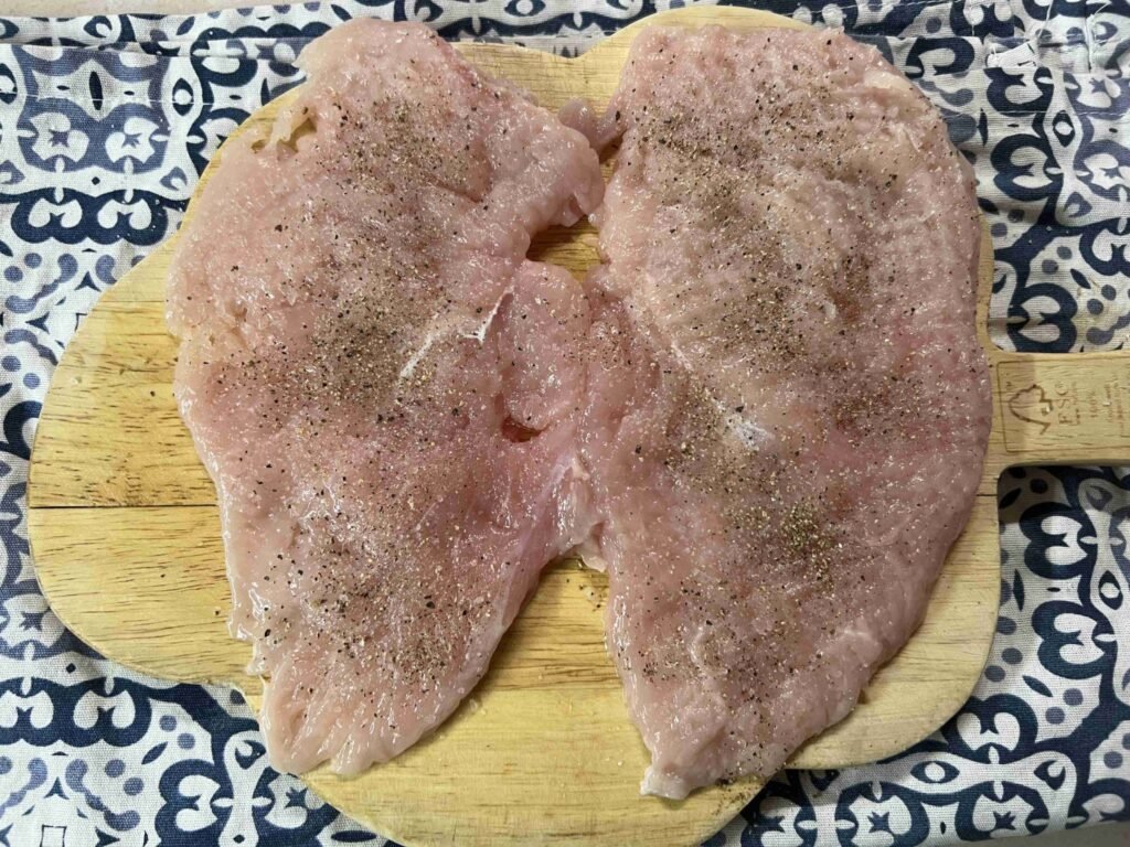 Pflaumen gefüllte käsige Hähnchenbrust im Airfryer - Meine ...