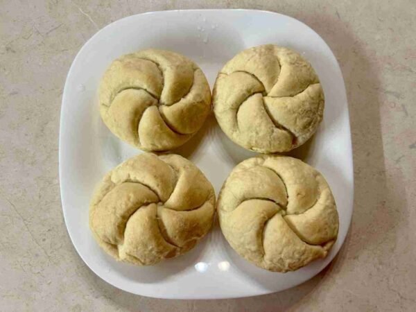 Aufbackbrötchen in der Heißluftfritteuse