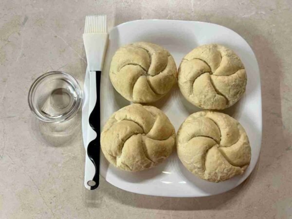 Aufbackbrötchen in der Heißluftfritteuse