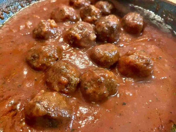 Fleischbällchen Tomatensauce ,Polpette alla Siciliana