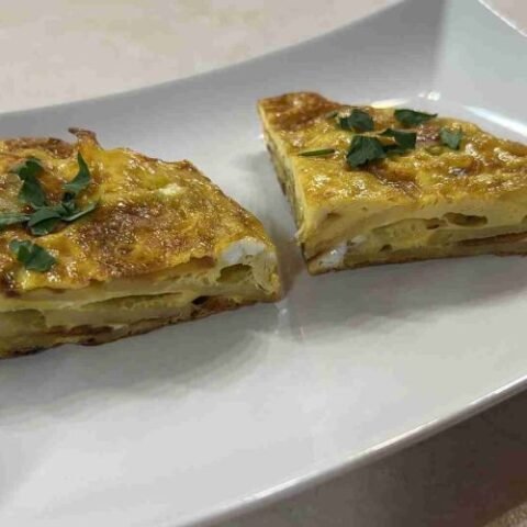 Spanische Tortilla aus der Heißluftfritteuse