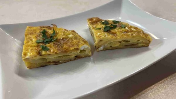 Spanische Tortilla aus der Heißluftfritteuse