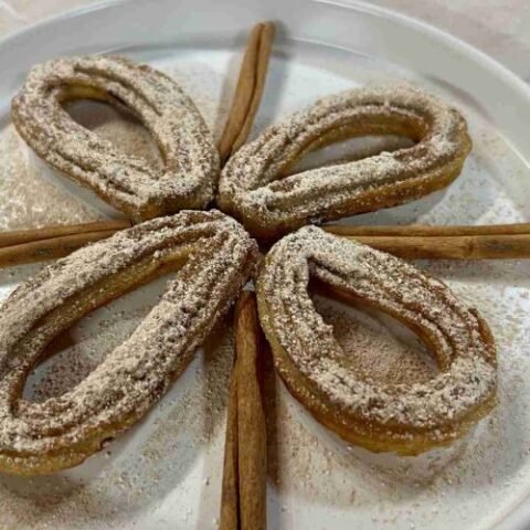 Tiefgefrorene Churros im Airfryer