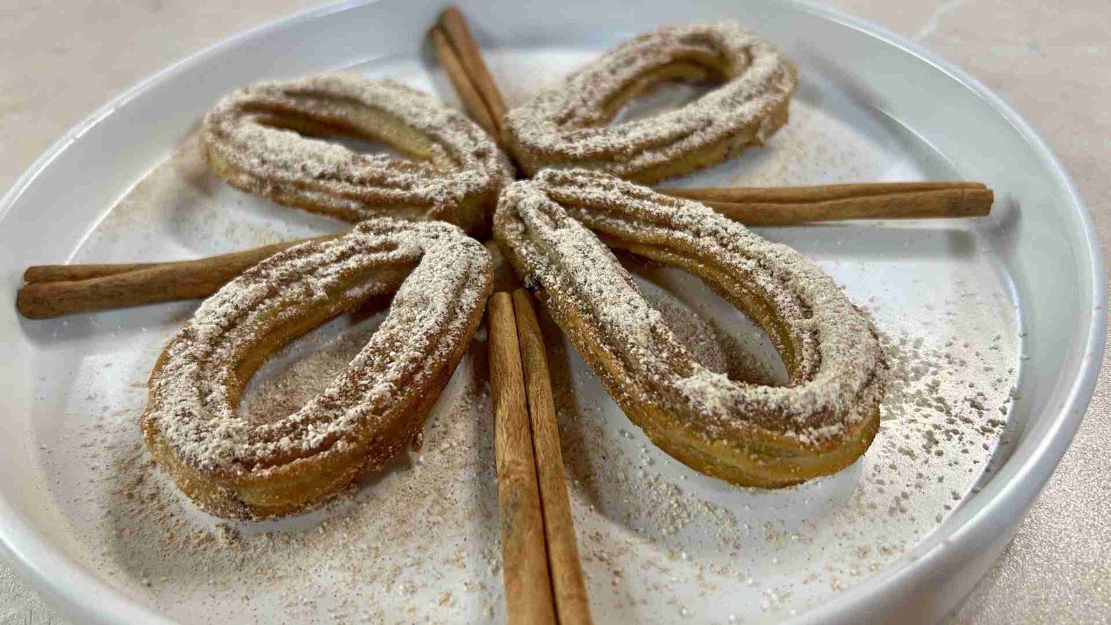 Tiefgefrorene Churros im Airfryer