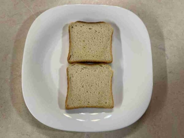 Toastbrot mit Ei im Airfryer