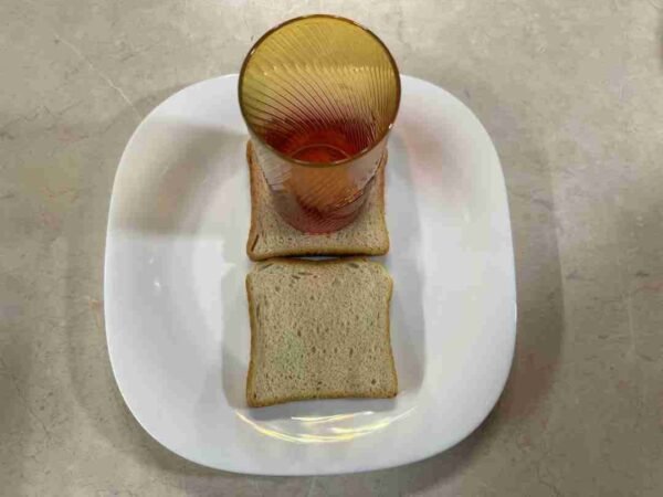 Toastbrot mit Ei im Airfryer