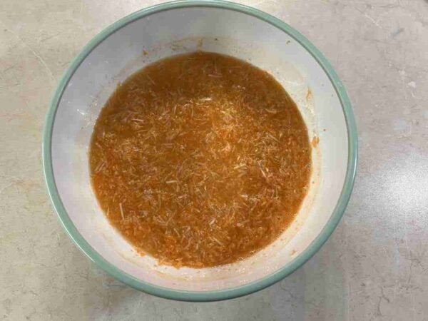 Essig-Meerrettichsalat im Airfryer