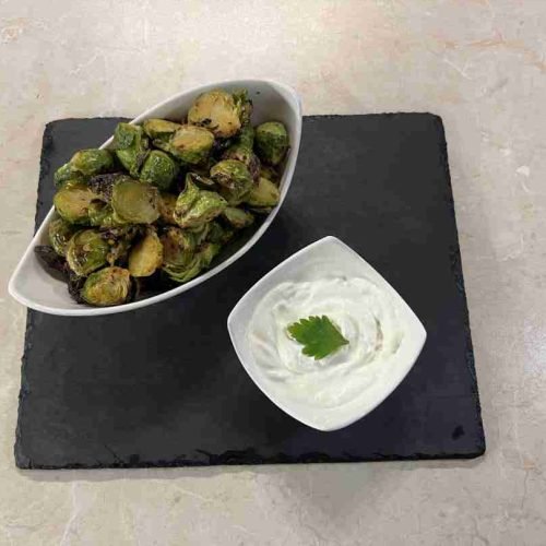 Rosenkohl mit Parmesan im Airfryer