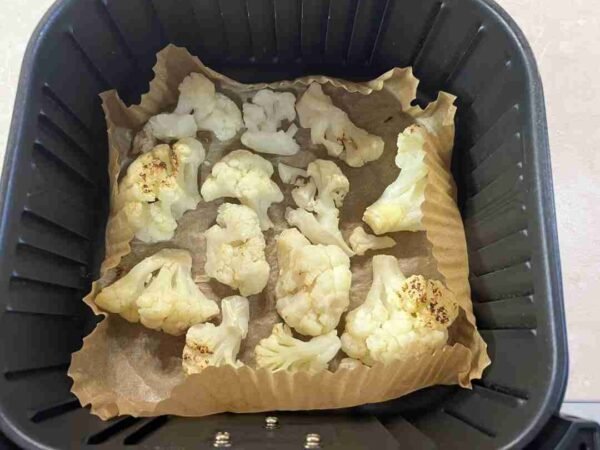 Blumenkohl dämpfen im Airfryer