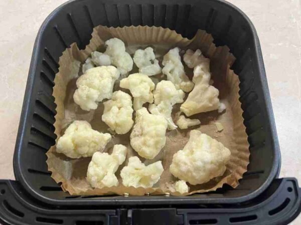 Blumenkohl dämpfen im Airfryer