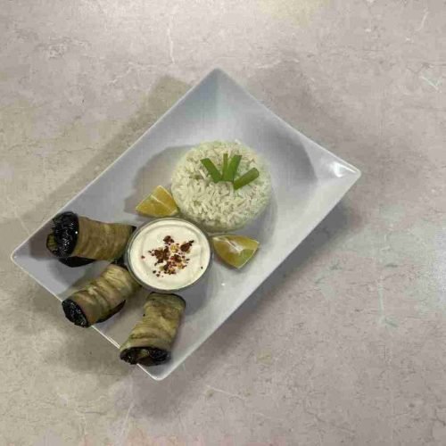 Gebackene Aubergine im Airfryer