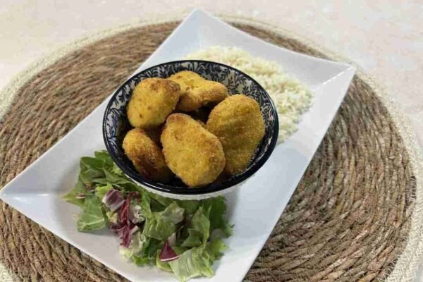 Gefrorene Chicken Nuggets aus der Heißluftfritteuse