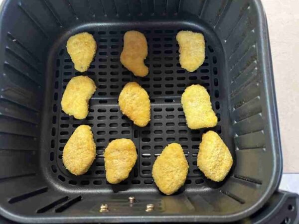 Gefrorene Chicken Nuggets aus der Heißluftfritteuse