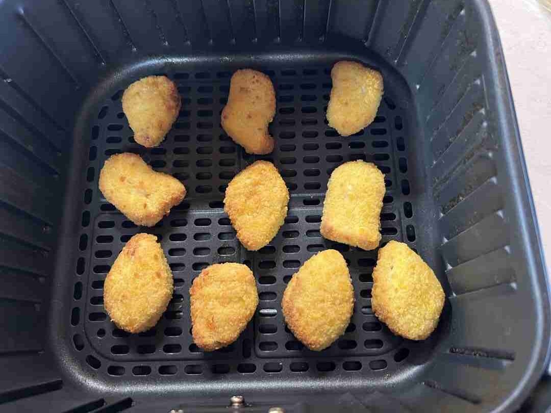 Gefrorene Chicken Nuggets Heissluftfritteuse