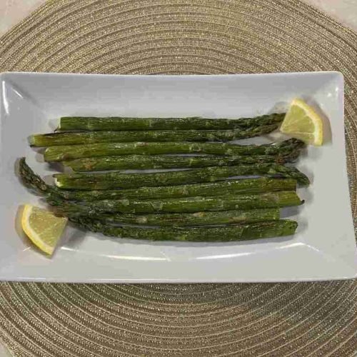 Grüner Spargel im Airfryer