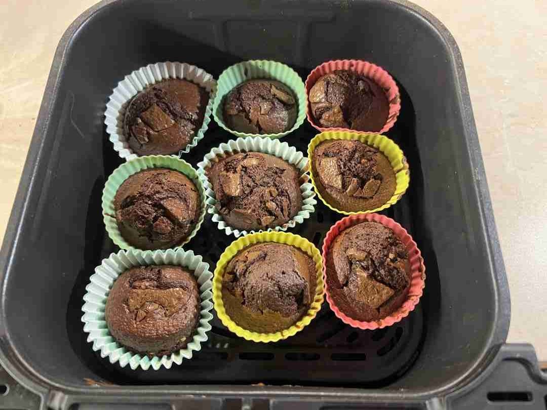 Schoko-Muffin im Airfryer - Meine Heißluftfritteuse