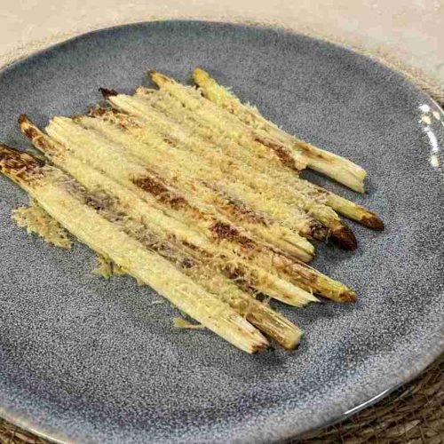 Spargel mit Parmesan im Airfryer
