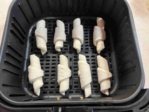 Gefrorene Croissants in der Heißluftfritteuse