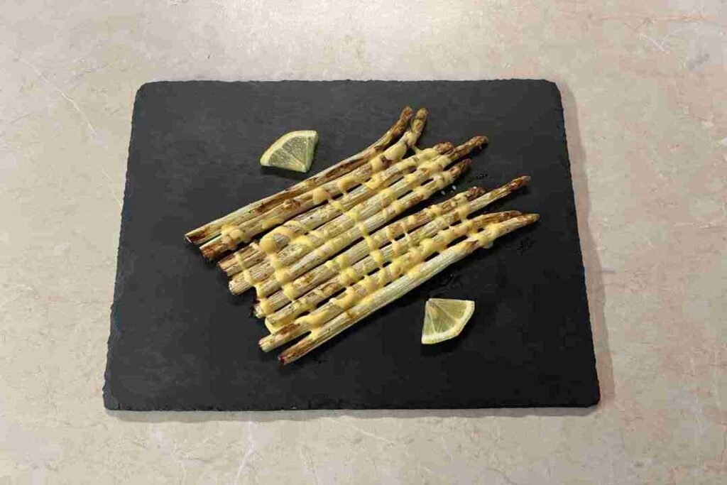 Weißer Spargel mit Sauce Hollandaise im Airfryer - Meine Heißluftfritteuse