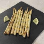 Weißer Spargel mit Sauce Hollandaise im Airfryer